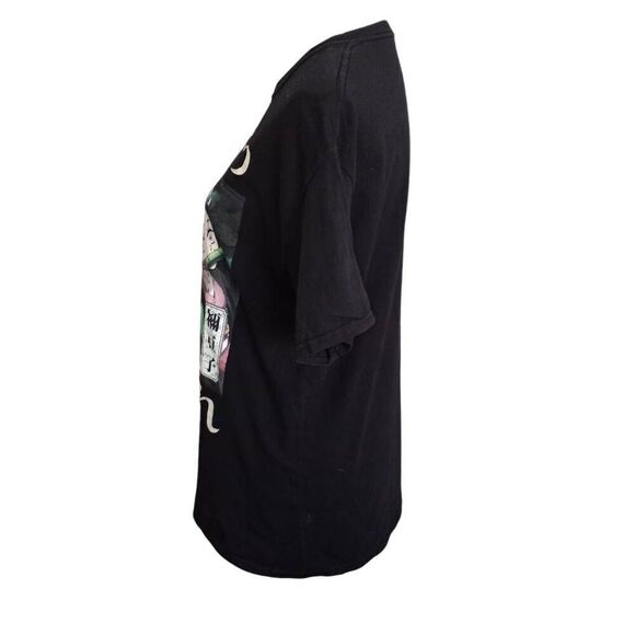 DEMON SLAYER T-SHIRT BLACK SZ.M EUC - Picture 2 of 4